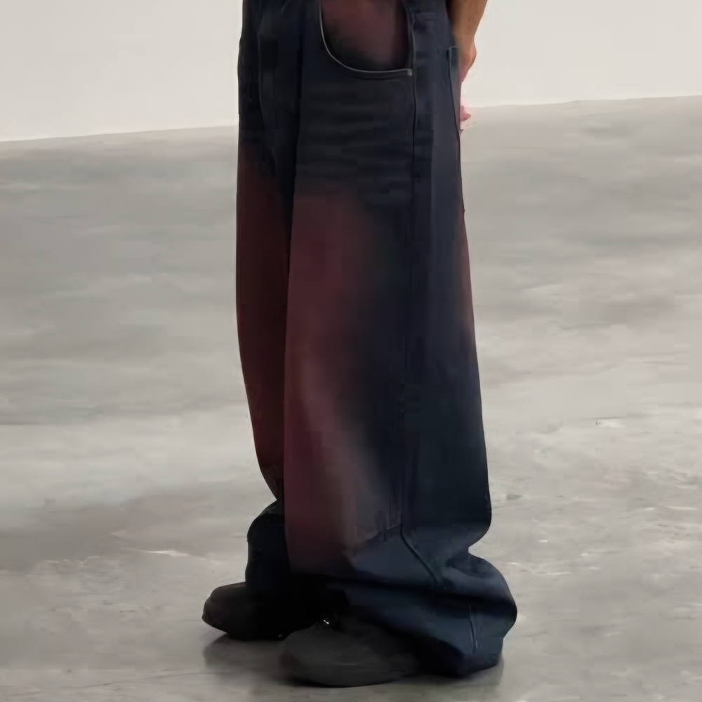Jaded London Black Relaxed Wide-Leg Jeans